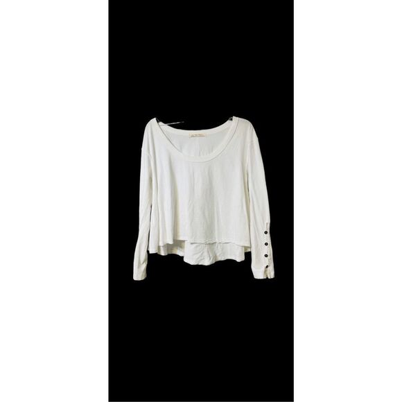 Beautiful Free people (WE THE FREE) long sleeve crop top size XS GOOD CONDITION - Picture 1 of 5